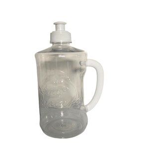 Plastic Water Bottle with Handles and Pop Top, 25 oz.